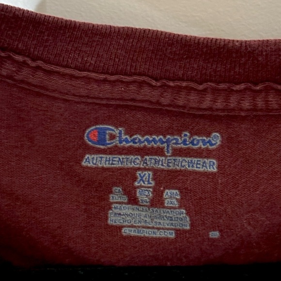 Champion Virginia Tech Hokies Basketball Icon T Shirt Maroon sz XL - Picture 3 of 4